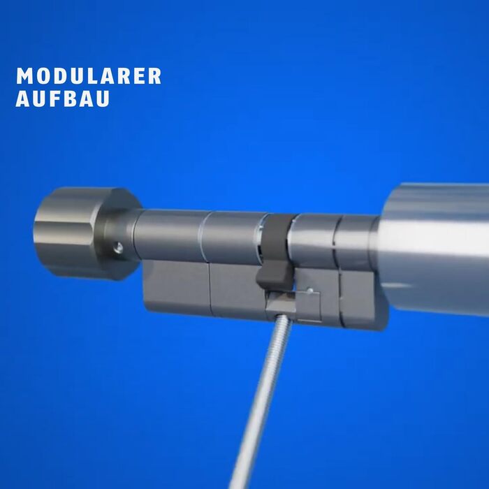 Розумний дверний циліндр CYLOX One - відкривання без ключа за допомогою смартфона та інших аксесуарів - дверний замок із захистом від свердління - відкривання зовнішньою ручкою - внутрішньою ручкою - довжина 30-40/30-40