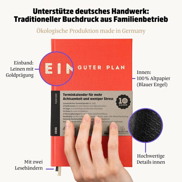 Гарний план на 2026 рік Цілісний календар зустрічей для більшої усвідомленості та меншого стресу Сталий тижневий планувальник із 56 порадами та цитатами щодо усвідомленості, далеко не кітч (Nature 2026)