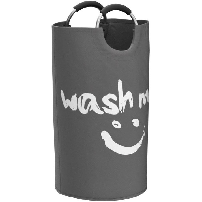 Кошик для білизни з ручками 91L Окремо стоячий кошик для білизни Розбірний, мішок для брудної білизни зі смайликом для брудної біл