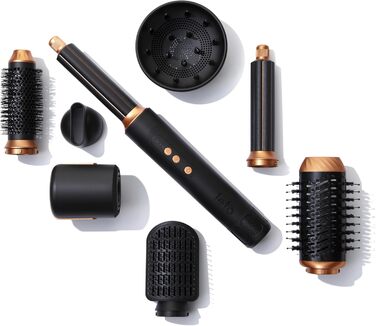 В 1 фен, фен, щітка для гарячого повітря, щітка для фена, кругла щітка для фена, плойка, самоочищення, двигун BLDC потужністю 1400