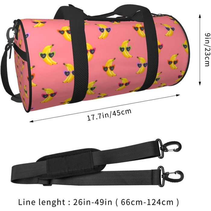 Складана дорожня сумка Банан-Окуляри, ідеальна для вікенду, для жінок та чоловіків, спортивна сумка для коротких поїздок