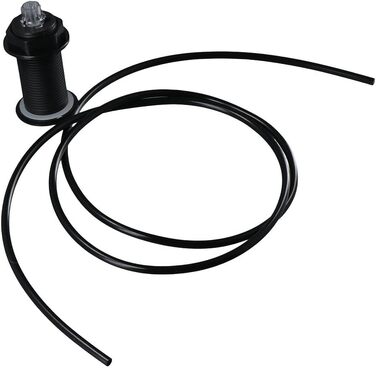 Повітряний вимикач для відведення сміття Довгий кнопковий подрібнювач в зборі Вбудований перемикач матовий чорний з повітряним шлангом