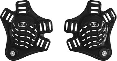 Захист вух для дорослих борців GCA Nelson Pro, регульований, D1 BJJ MMA, універсальний, чорний/чорний/чорний