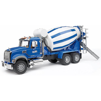 Автобетонозмішувач Mack Granite - 116 Бетономішалка, будівельна техніка, будівельний майданчик, вантажівка, автобетонозмішувач, вантажівка, транспортер, 02814 -
