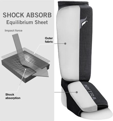 Дитячі щитки для кікбоксингу, легкі щитки для гомілок, розтяжні м&39які тренувальні щитки для муай-тай та ММА, дитячі розмір XXS, чорні (2 шт.)