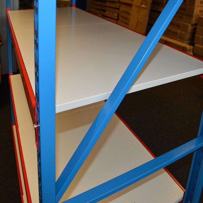 Професійний стелаж для домашнього використання, висота 172 см (основна полиця - глибина 40 см ширина 80 см) Основна полиця - глибина 40 см ширина 80 см