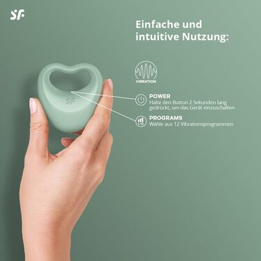 Вібратор та ерекційне кільце Satisfyer Perfect Pair 3, 2-в-1, силікон, водостійке, 12 режимів