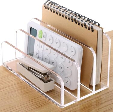 Вертикальний тримач для листів, сортувальник файлів, акриловий органайзер для столу, тримач для листів на стіл