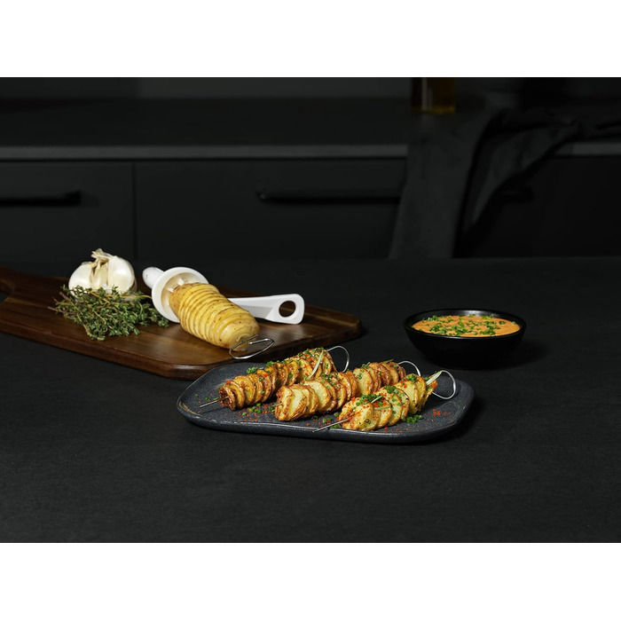 Комплект розширення для фритюрниці AEG AAFEK1 AF6 (багатоцільова форма, решітка для гриля, овочевий спіралізатор, набір аксесуарів, універсальний, різноманітний посуд, легко чиститься, нержавіюча сталь)