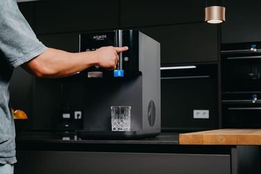 Диспенсер для води AQMOS для пиття (чорний)