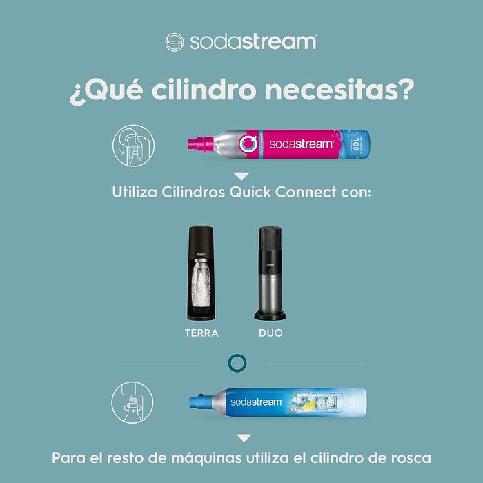 Набір sodastream з машиною для газованої води та Soda Terra black, 1 пляшка посудомийної машини FUSE 1 л, 2 пляшки My Only Bottle 0,5 л і 1 циліндр CO2 60 л Quick Connect для закріплення на Ексклюзив Storeo