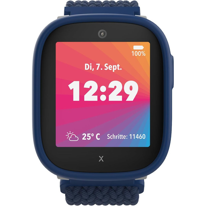 Водонепроникний дитячий годинник-телефон - 4G, дзвінки, повідомлення, шкільний режим, функція SOS, GPS, камера, крокомір - 2 роки гарантії (СИНІЙ) СИНІЙ X6, 6 Play -