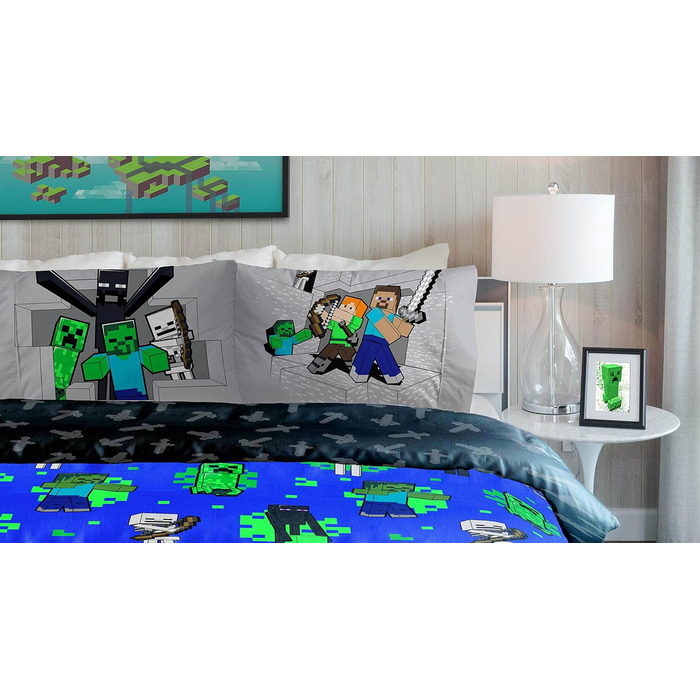 Комплект дитячої постільної білизни з 100 бавовни 135x200 см односпальний розмір - підодіяльник наволочка 50x70 см