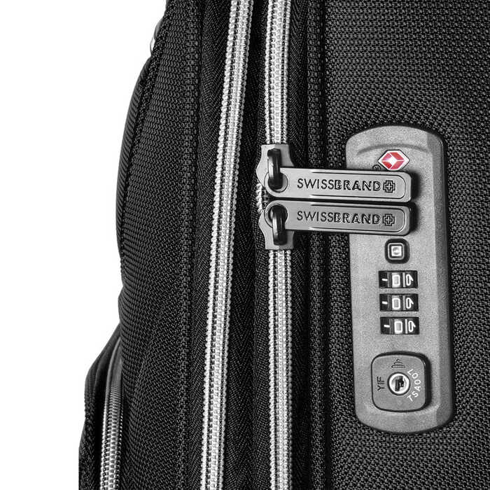 Валіза Swissbrand Austria (L) Black (SWB_LEAUS001L)