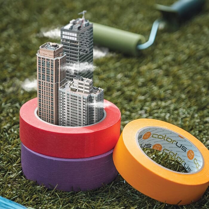 Професійна малярська золота стрічка М&39яка стрічка Малярська малярська стрічка 50 мм x 50 м, стійка до ультрафіолету Клейка стрічка для чітких країв фарби Малярська стрічка, малярська стрічка для фарби, стрічка для покриття фарби 50 мм, 3 шт.