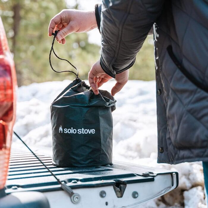 Кемпінгова піч Solo Stove Campfire Портативна кемпінгова піч, для 4 осіб, нержавіюча сталь, потужна, ефективна на дровах з низьким димленням, 23,5 x 17,8 см, 1 кг
