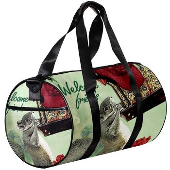 Спортивна сумка, маленька дорожня сумка, сумка для шопінгу та йоги з мотивом лісових птахів, сумка для фітнесу на відкритому повітрі, ручна поклажа