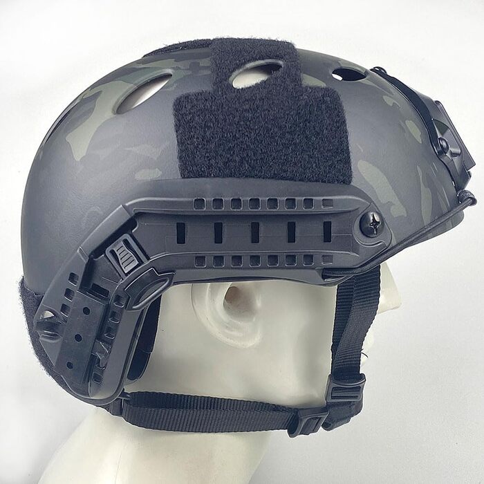 Тактичний страйкбольний шолом, регульований, швидкорозгортаючий, кріплення PJ NVG для тактичного страйкболу, пейнтболу MCBK XL