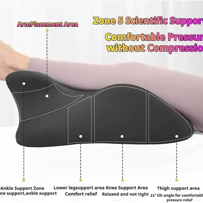 Подушка Arcova Sweet Spot подушка для пар 27 для підтримки інтимної близькості, клиноподібна подушка з піни з ефектом пам&39яті для всіх положень тіла Keep the Passion Alive, чорна