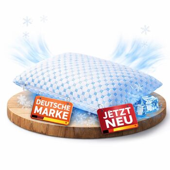 Охолоджувальна подушка 40x80, подушка з піни з ефектом пам&39яті, ергономічна подушка для підтримки шиї, подушка для шиї, подушка 40x80, охолоджувальна подушка, подушка для відновлення, (хмарна подушка Cloudpillo англ.)