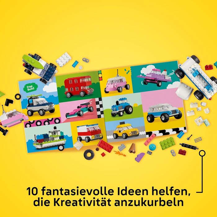 Конструктор LEGO Classic Creative Vehicles 11036, 900 деталей, багатоколірний
