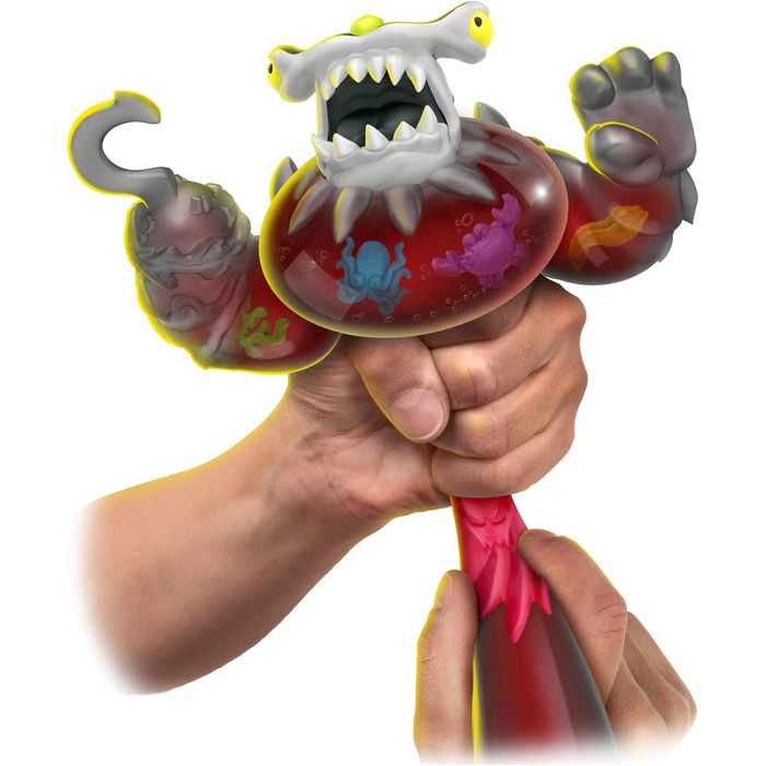 Герої GOO JIT Zu Deep GOO Sea Versus Pack з 2 ексклюзивними фігурками Tidal Smash Thrash проти Hammerhook Супер еластичні фігурки з різними наповнювачами з слизу та слизу Tidal Smash Thrash проти Hammerhook