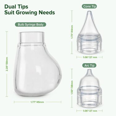 Силіконовий назальний аспіратор haakaa baby Безпечний дитячий засіб для чищення носа Шприц з грушами для носа Easy-Squeeze, Baby N