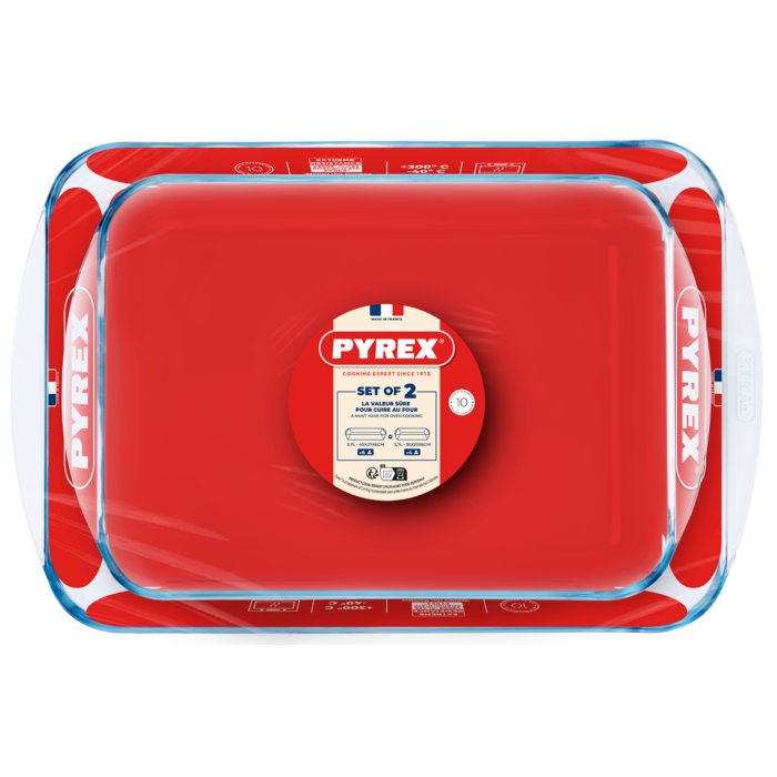 Набір форм для запікання Pyrex, 2 предмети (7054301)