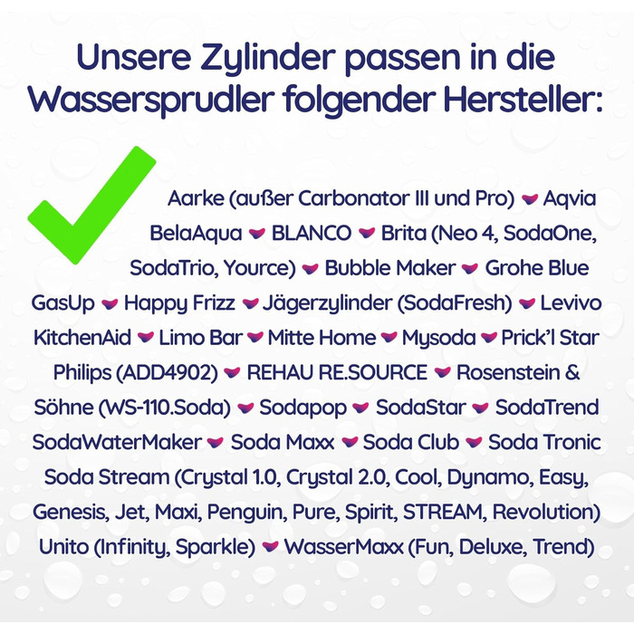 Купівельний балон CO2 SodaTASTE (резервний циліндр) для виробників газованої води, зі смаком натурального лимона, без сиропу, до 60 л газованої води зі смаком, без цукру