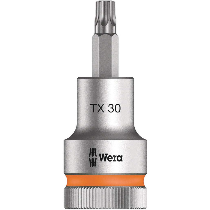 Набір біт Wera 05003997001 C 3, TORX HF Zyklop Bitnuss-Satz, Torx, з фіксатором, привід 1/2, 6 предметів