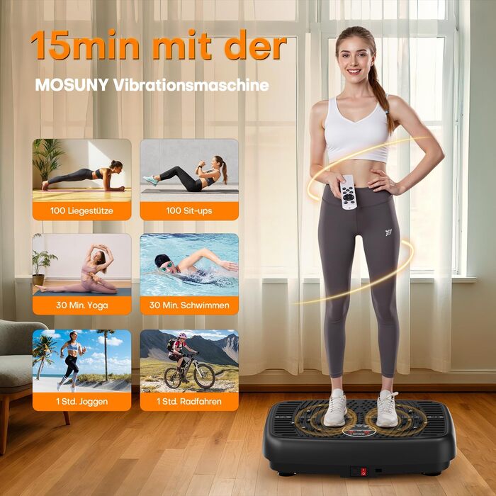 Віброплатформа MOSUNY, оновлена модель 2025 року