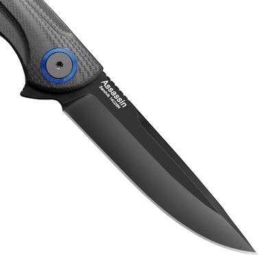 Складаний ніж Harnds Assassin Titanium Outdoor Knife, кишеньковий ніж, що швидко відкривається, з лезом Sandvik 14C28N та ручкою G