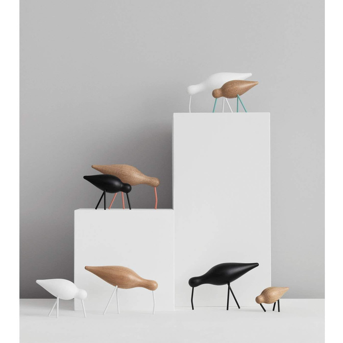 Декоративний птах Normann Copenhagen, дерево, чорний, 22 x 6,5 x 14 см чорний 22 x 6,5 x 14 см