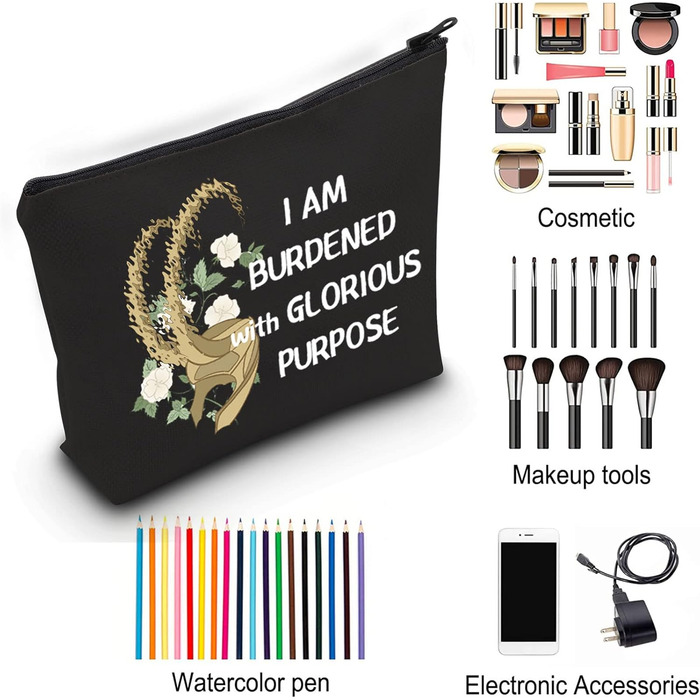 Косметичка з написом Я обтяжений славною метою, BL обтяжена