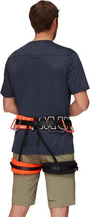 Ремінь Mammut 4 Slide Harness Klettergurt XS-M яскраво-помаранчевий-чорний