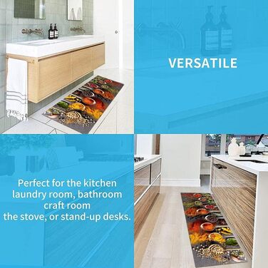 Протиковзкий килимок KINGGOO з діатомової землі для кухні, швидковисихаючий та абсорбуючий, миється, протиковзкий килим для зони кухонної раковини 60x180 см, діатомова земля