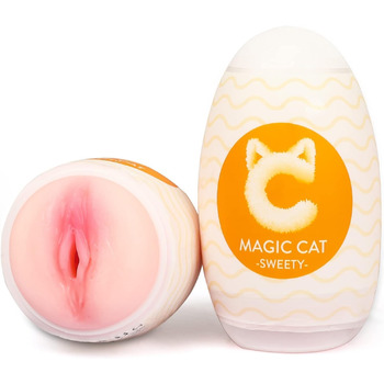 Mастурбатор-яйце Naughty Devil, помаранчевий, портативний