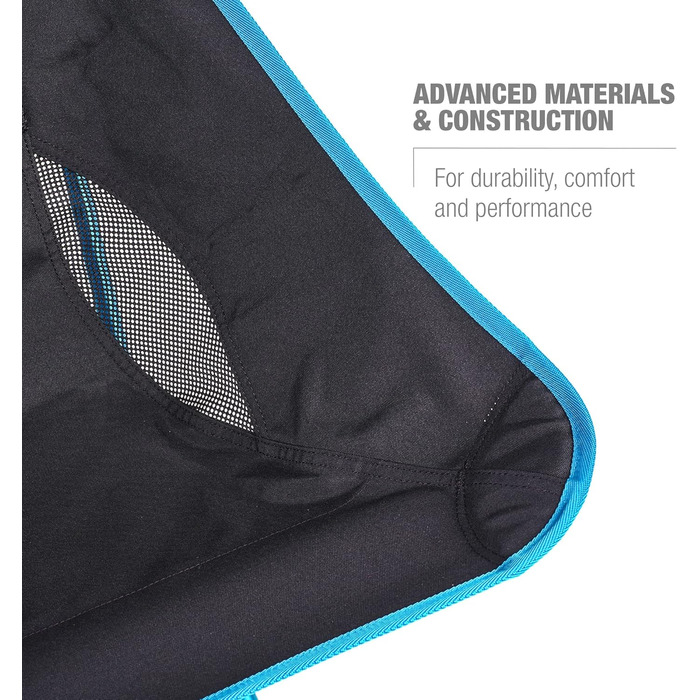 Крісло Helinox Sunset Завдяки своїй подовженій конструкції це крісло може бути найкращим поєднанням місця для зберігання, комфорту та підтримки (чорне кишені)