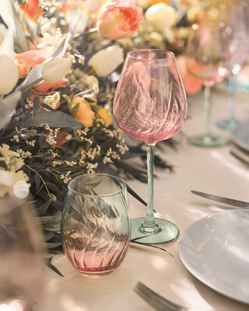 Набір келихів CD'A Swirly Spring, 4х470 мл (7224465)