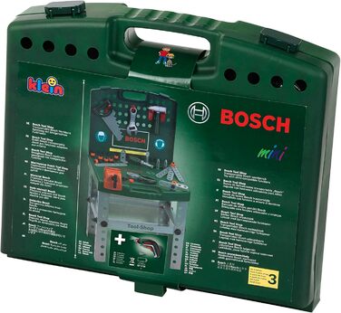 Магазин інструментів Bosch З акумуляторною викруткою Bosch Ixolino Складається і легко транспортується Розміри 41,5 см x 8,5 см 76,5 см Іграшка для дітей віком від 3 років і старше, 8676