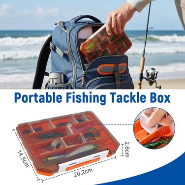 Набір рибальських приманок Yiomxhi з 137 предметів, включаючи коробку для снастей, рибальські аксесуари, включаючи м&39які пластикові приманки, воблери, плаваючі приманки, блешні, гачки, вантажі, рибальські приманки для щуки, форелі, судака, окуня чудовий