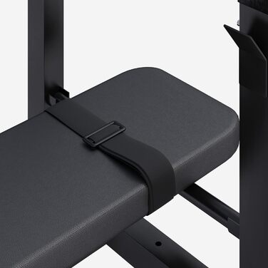 Силова лава GORILLA SPORTS з місцем для зберігання - Станція для віджимань, регульована висота та нахил, складна, до 200 кг, чорний або білий колір - Лава для жиму, плоска лава, багатофункціональна, тренувальна лава