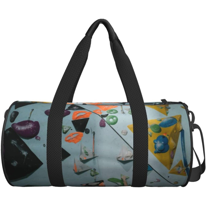 Дорожня сумка-циліндр, дизайн люди малюють на стіні, спортивна сумка для чоловіків та жінок, сумка-мішок, спортивна сумка