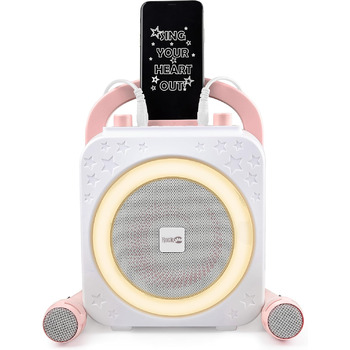 Караоке-машина RockJam Ring Bluetooth, 10 Вт, рожеве золото