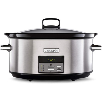 Цифрова мультиварка Crock-Pot Регульований час приготування 7,5 літрів (10 осіб) нержавіюча сталь CSC063 шт. 7,5 літрів нержавіюча сталь