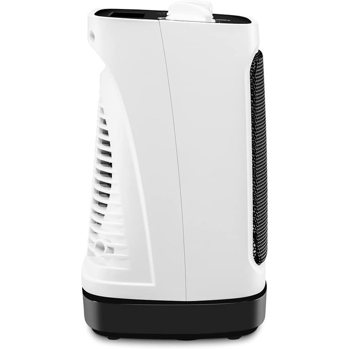 Керамічний вентилятор-обігрівач TROTEC TFC 17 E Теплова потужність 1200 Вт / 2000 Вт Електричний обігрівач з термостатом, розмір приміщення від 24 м до 60 м, функція коливання 60 1200 Вт / 2000 Вт - функція коливання