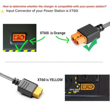Сонячний зарядний кабель KFD, сонячний штекер до сонячного кабелю XT60i для портативної електростанції EF ECOFLOW DELTA 2 Max DELTA 3 Plus RIVER 2 MAX Anker SOLIX C300 DJI Power 1000 16AWG подовжувач, зарядний кабель