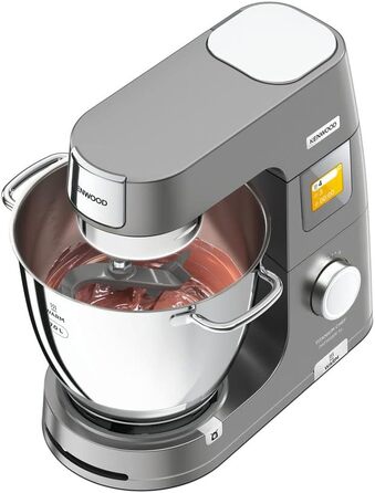 Кухонний комбайн Kenwood Titanium Chef Patissier XL KWL90.034SI (1400 Вт) з набором для кондитерів (4 предмети), сріблястий набір для приготування пасти MAX980ME з нержавіючої сталі