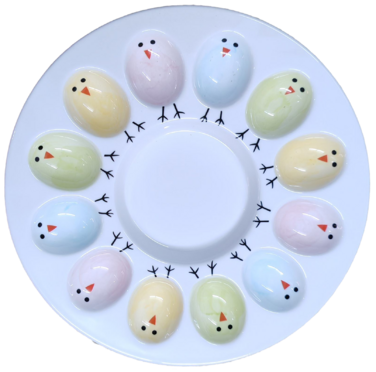 Блюдо для яєць LED Easter Chicken, 12 секцій, 26.5см (7199645)