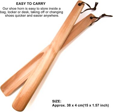 Ріжок для взуття, 2 шт. Ріжок для взуття Довгий ріжок для взуття Дерев'яний довгий ріжок для взуття Довгий ріжок для взуття Дизайн